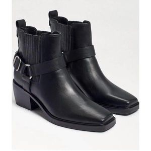 NWOT Sam Edelman Black Bellamie Leather Booties